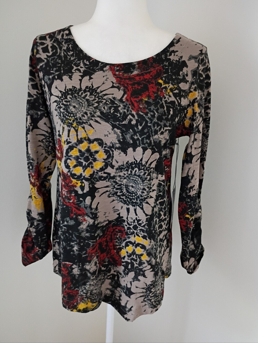 Habitat Floral Collage Cotton Tunic NWT size XS